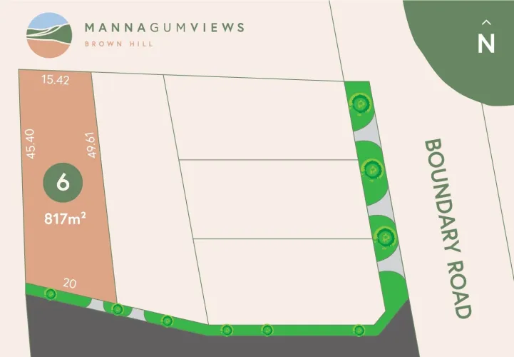 Manna Gum Views Estate - Brown Hill - Lot 6
