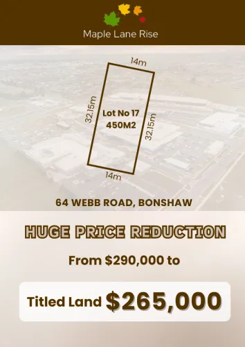 Maple Lane Rise Estate - Bonshaw - Lot 17