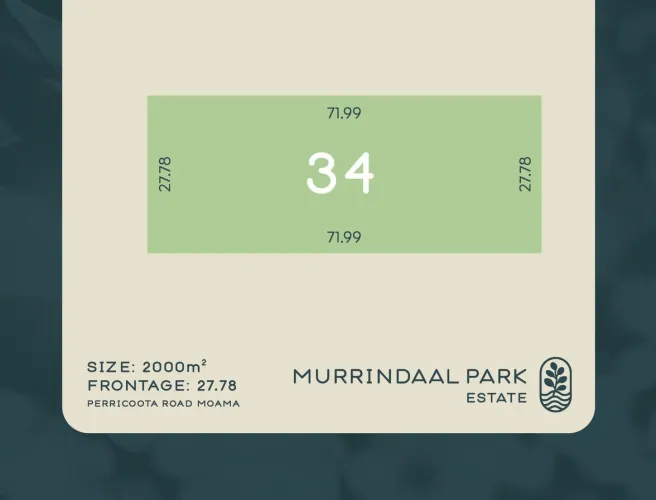 Murrindaal Park Estate - Moama - Lot 34