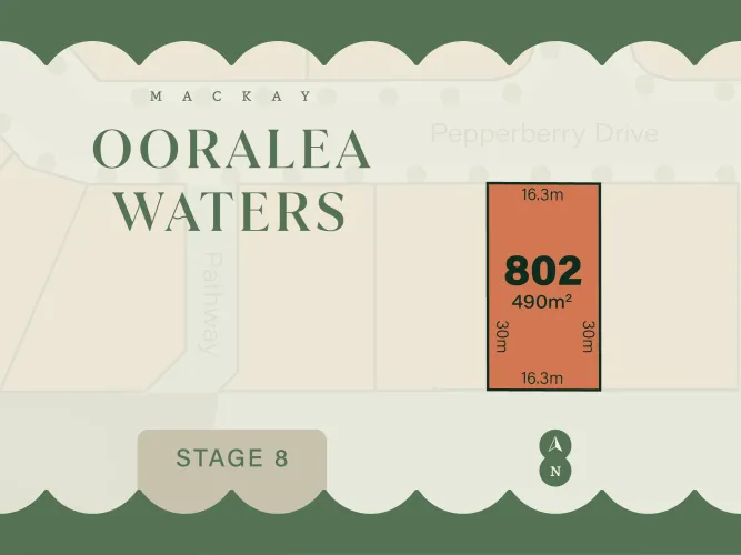 Ooralea Waters Estate - Bakers Creek - Lot 802