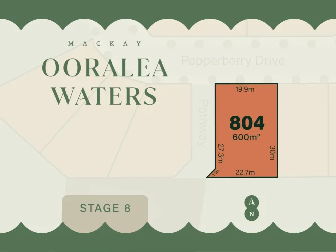 Ooralea Waters Estate - Bakers Creek - Lot 804