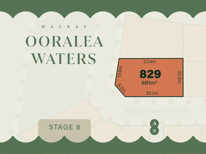 Ooralea Waters Estate - Bakers Creek - Lot 829