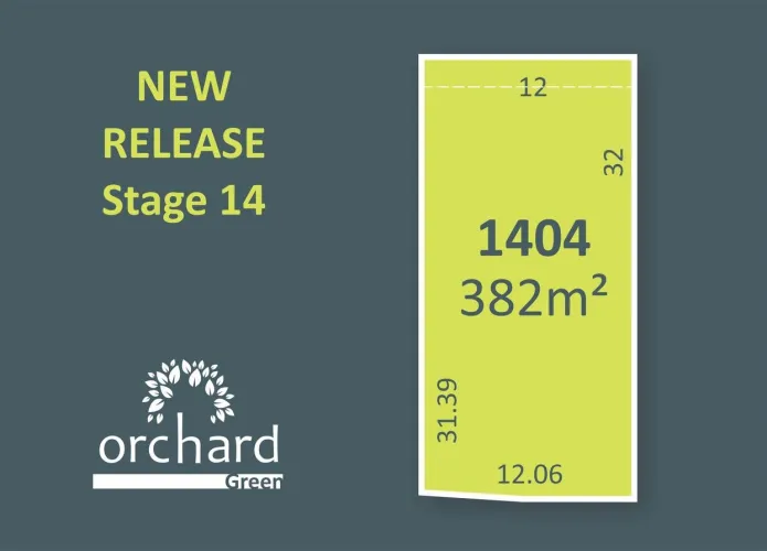 Orchard Green Estate - Melton South - Lot 1404