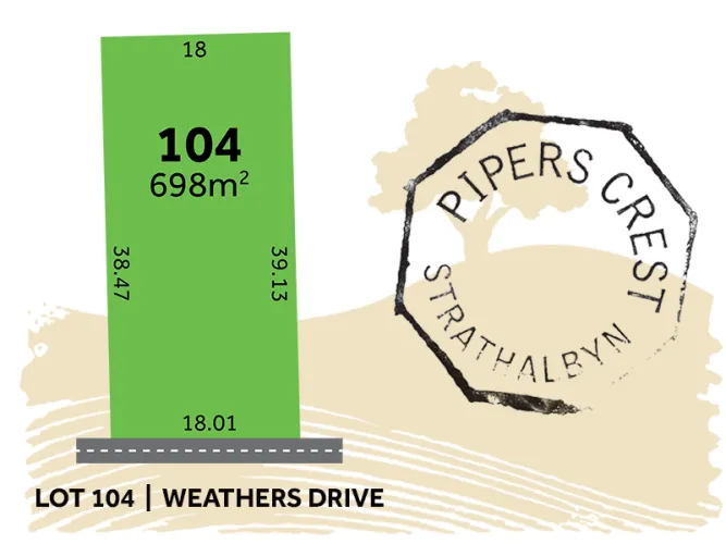 Pipers Crest Estate - Strathalbyn - Lot 104