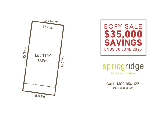 Springridge Estate - Wallan - Lot 1114