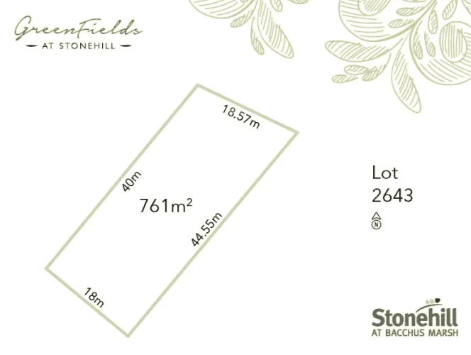 Stonehill in Bacchus Marsh Estate - Maddingley - Lot 2643