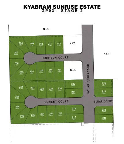 Sunrise Estate - Kyabram - Lot 222