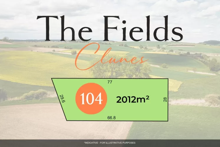 The Fields Estate - Clunes - Lot 104