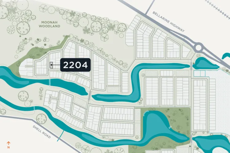 The Point - Point Lonsdale - Lot 2204 Location Map