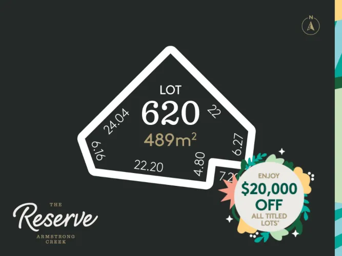 The Reserve Armstrong Creek Estate - Charlemont - Lot 620